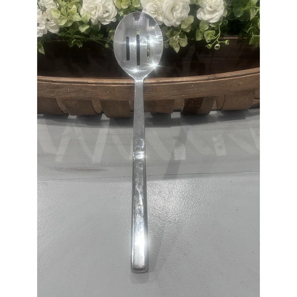 MCM Stainless Steel Serving Spoon Set of Two Serving Spoons